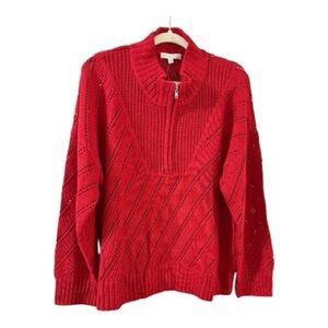 Design History 3/4 Zip Knit Sweater – Size XL